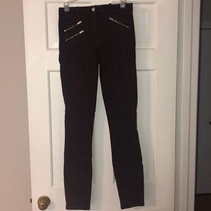 GAP dark purple skinny jeans